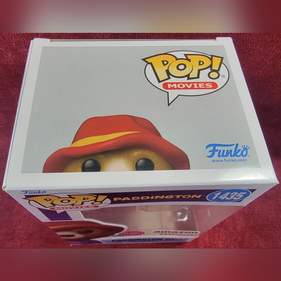 Paddington with suitcase amazon exclusive funko # 1435 (nib) With pop protector - Picture 4 of 7